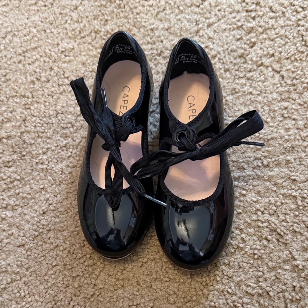 Capezio Black Kids Tap Dance Shoes